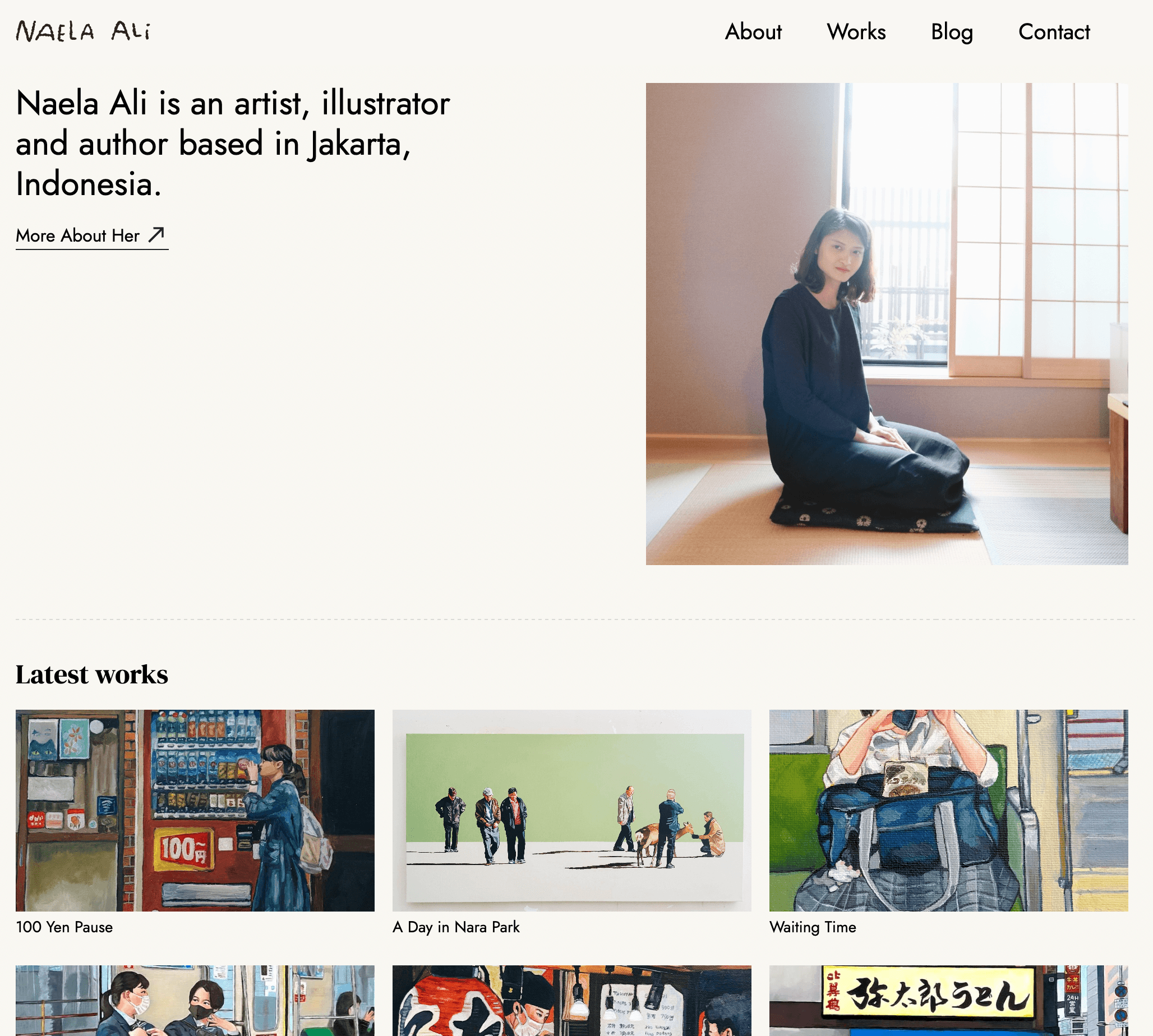 A clean, chronologically organized gallery showcasing Naela's extensive art collections using Next.js Static Site Generation.