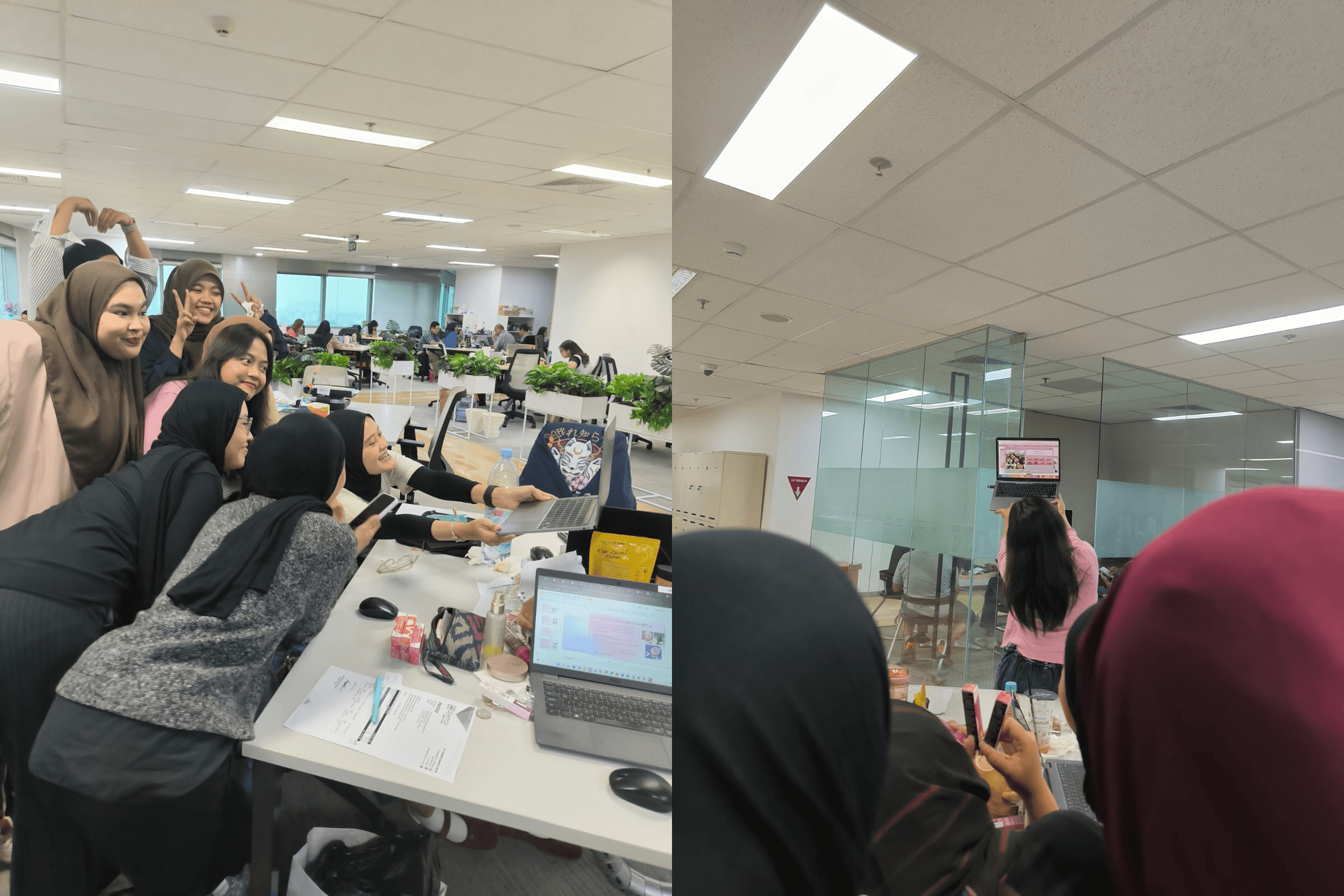 Behind the scenes: Gathering real-time user feedback and observing consumer interaction during the live campaign launch.